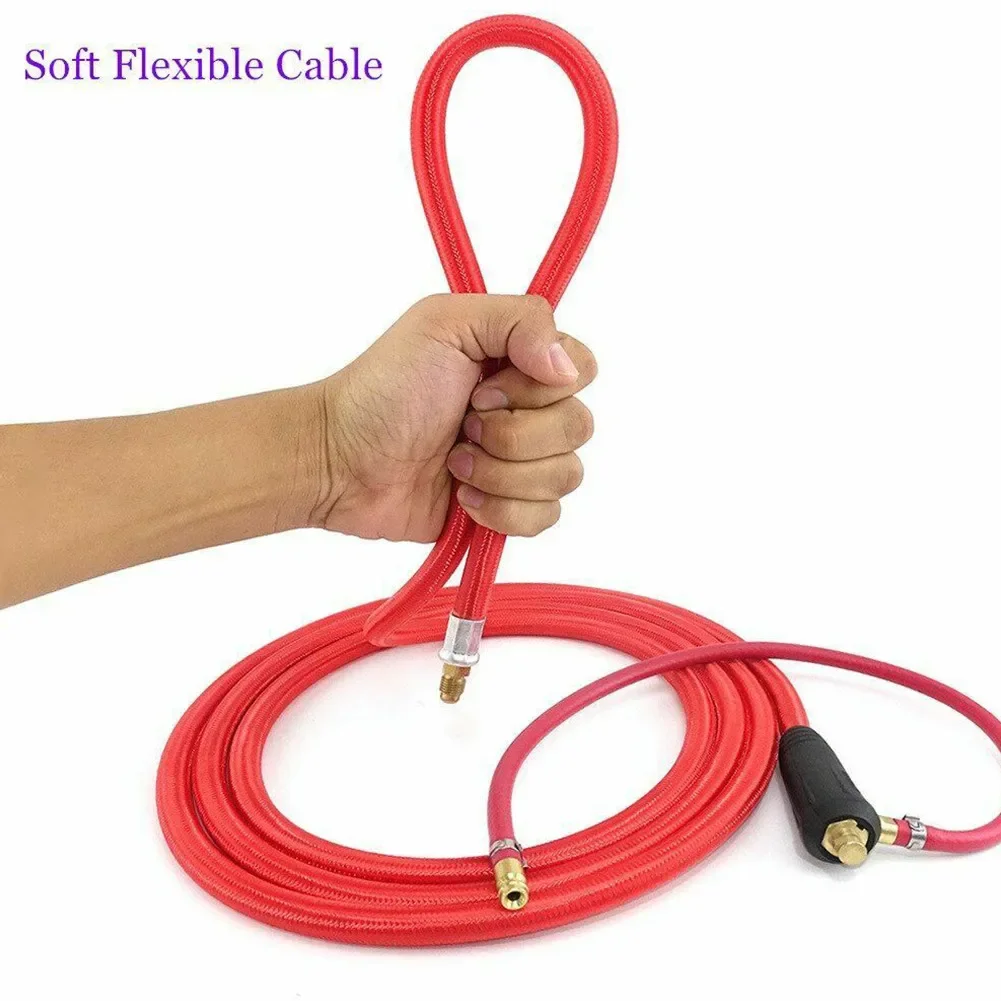 WP9 WP17 TIG Welding Torch Cable Hose 300CM Argon Air Cooled Soft Flexible 8mm Quick Connector Semi Auto TIG Welding Machine