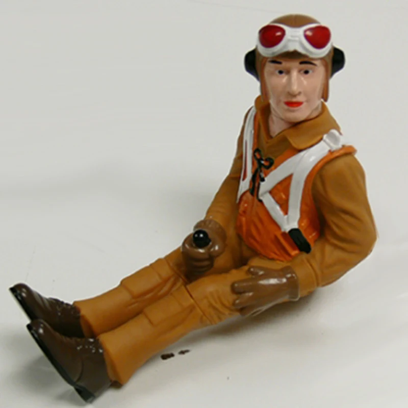 Pilota Di Plastica A Corpo Intero Per Lx/Sky Flight Hobby/Lanxiang F4F Blue/Yellow Wildcat Foam Warbird Rc Plane