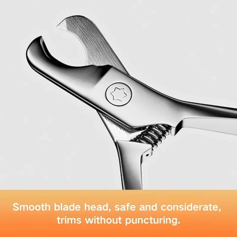 Cat & Dog Nail Trimmer, Stainless Steel Moon Blade With Ergonomic Grip - Safe Pet Grooming Clipper, Durable Claw_voghion.com