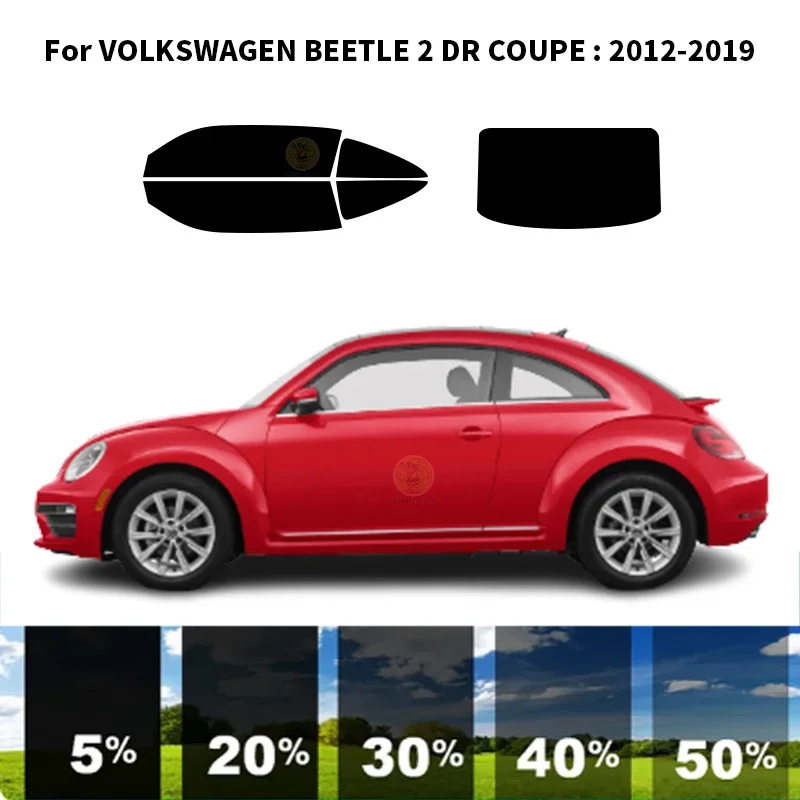 

Precut nanoceramics car UV Window Tint Kit Automotive Window Film For VOLKSWAGEN BEETLE 2 DR COUPE 2012-2019
