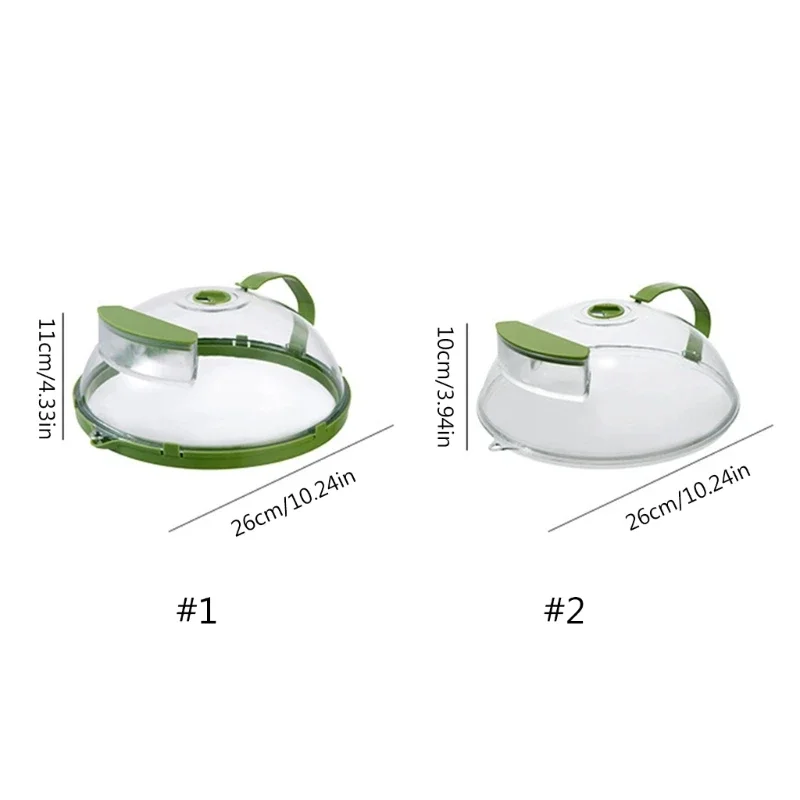 Microwave Cover Guard Lid With Water Storage Box Microwave Oven Plate Food Cover Anti-Splatter Lid Dishwasher Safe