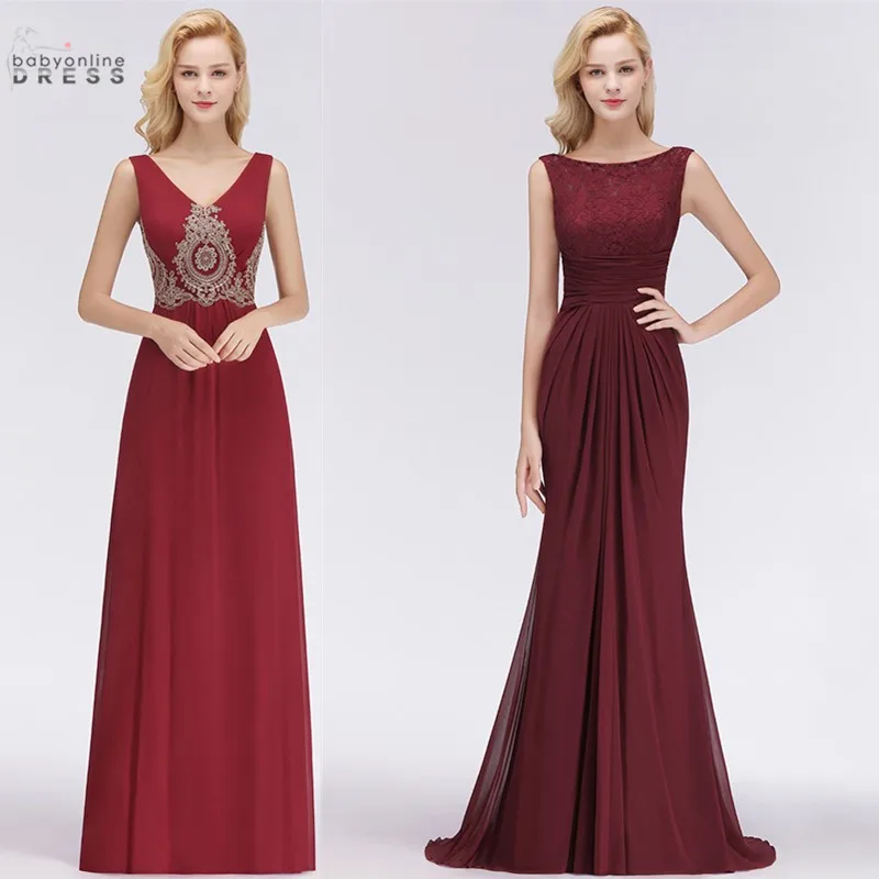 

24H Shipping Evening Dresses Long Luxury A-line V Back Applique Pleated Formal Wedding Prom Party Gowns Dress robes de soirée