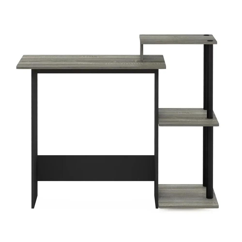 Table Computer Desk Efficient Home 15.6 in X 39.6 in X 33.6 in Composite Wood Portable Computer Desk Room Desks French Oak/Black 4