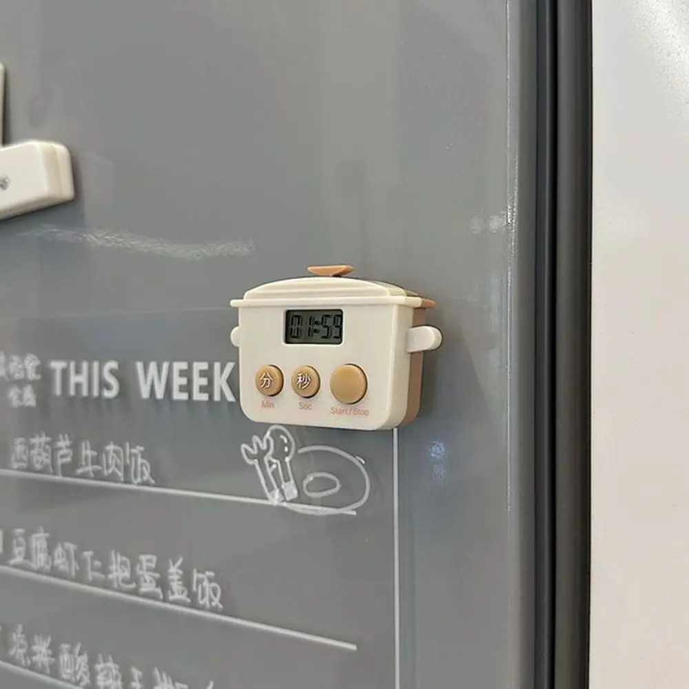 Plastic LCD Kitchen Timer for Cooking Baking