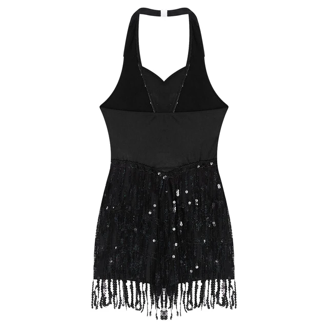 Body Da Danza Uomo Con Paillettes E Rete - Per Latino, Jazz, Pattinaggio E Ballo - Foto 7