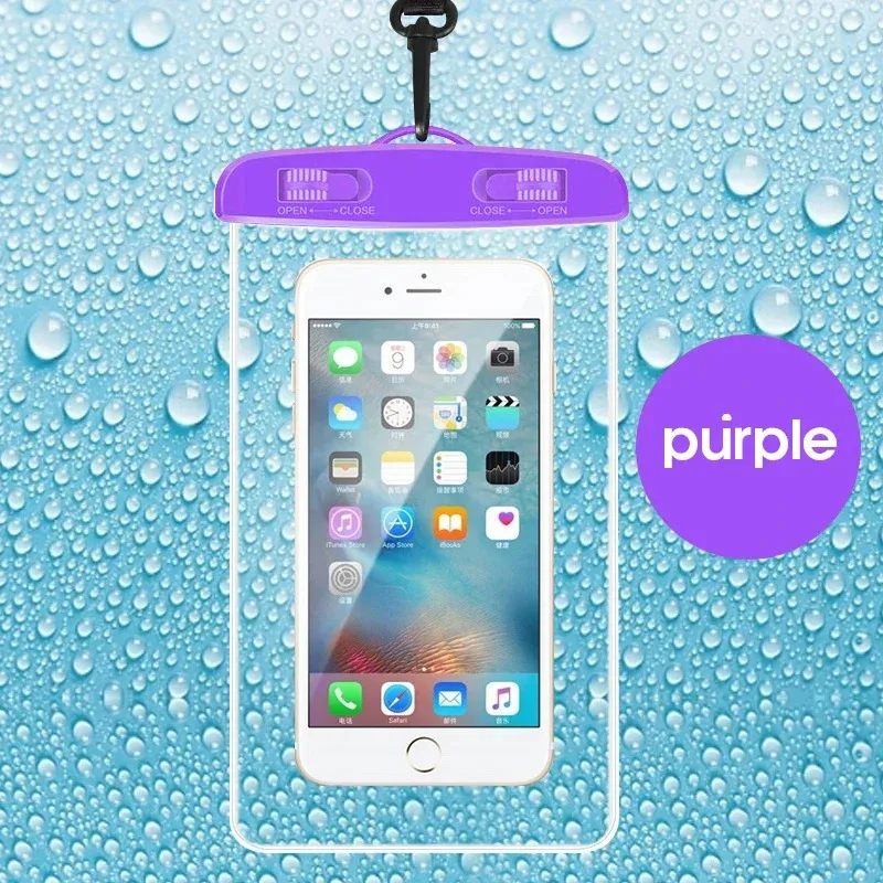 IPX8 waterdichte universele telefoonhoesjes waterdichte tas zwemmen telefoon beschermhoes PV cover voor iPhone 15 14 Samsung Oppo Vivo