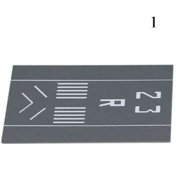 Aviation - Themed Runway Base for Collectors - Durable Plastic with Realistic Design (Type 1)