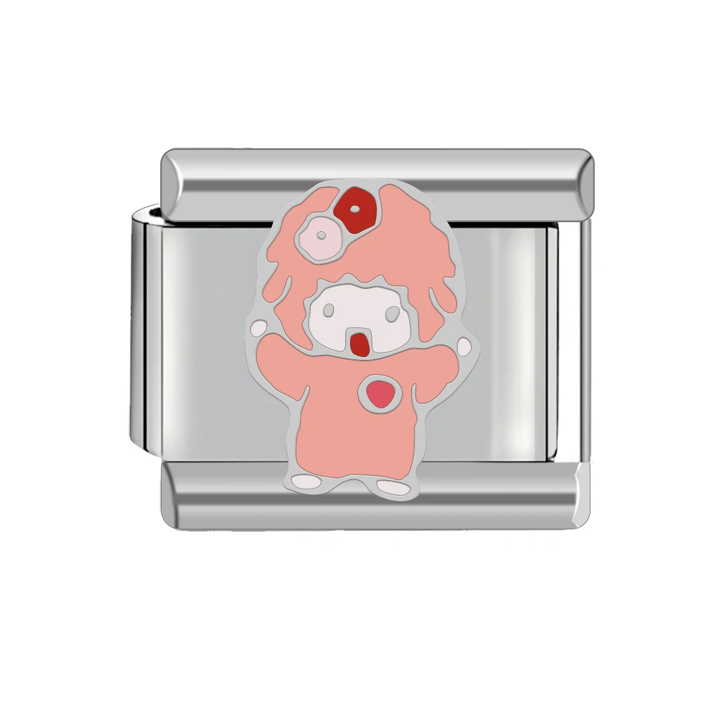 Italian Charm Stainless Steel Bracelet 9mm Diy Super Cute