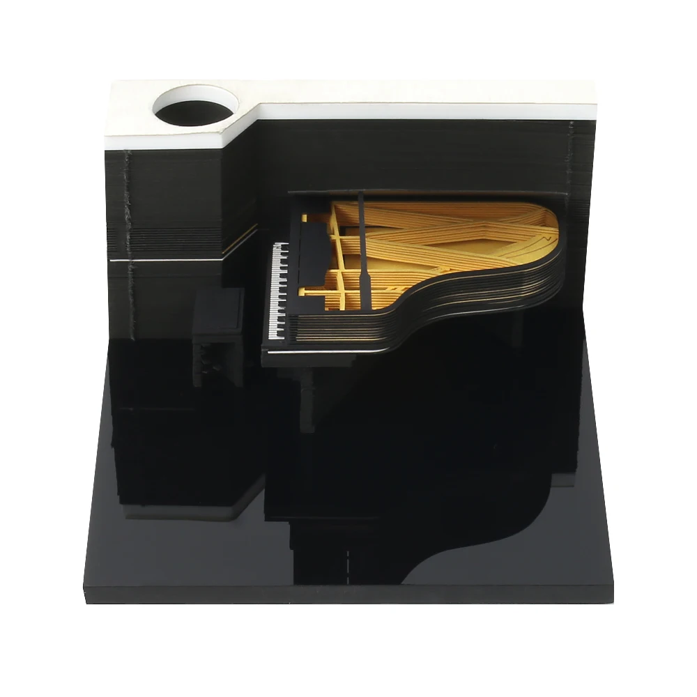 

Omoshiroi Block 155Sheets Notepad Cubes 3D DIY Piano Ornaments Creative Gift To Friends Writing Sticky Memo Pad Home Decor