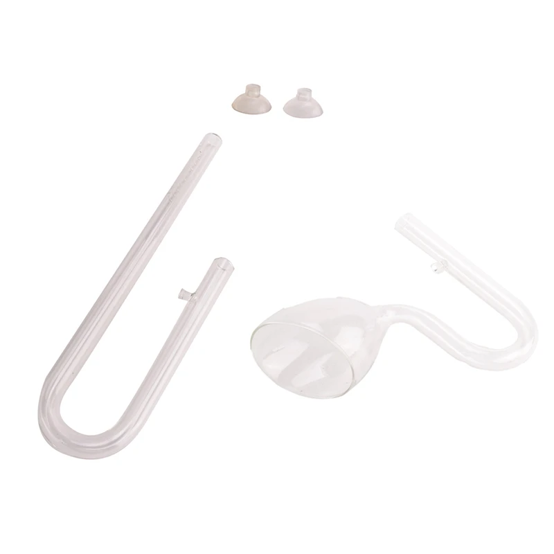 

16 Mm Aquarium Glass Inflow Outflow Lily Pipe Tube Fish Tank Aquatic Water Plant Canister Filter Suction Cup Hose Set
