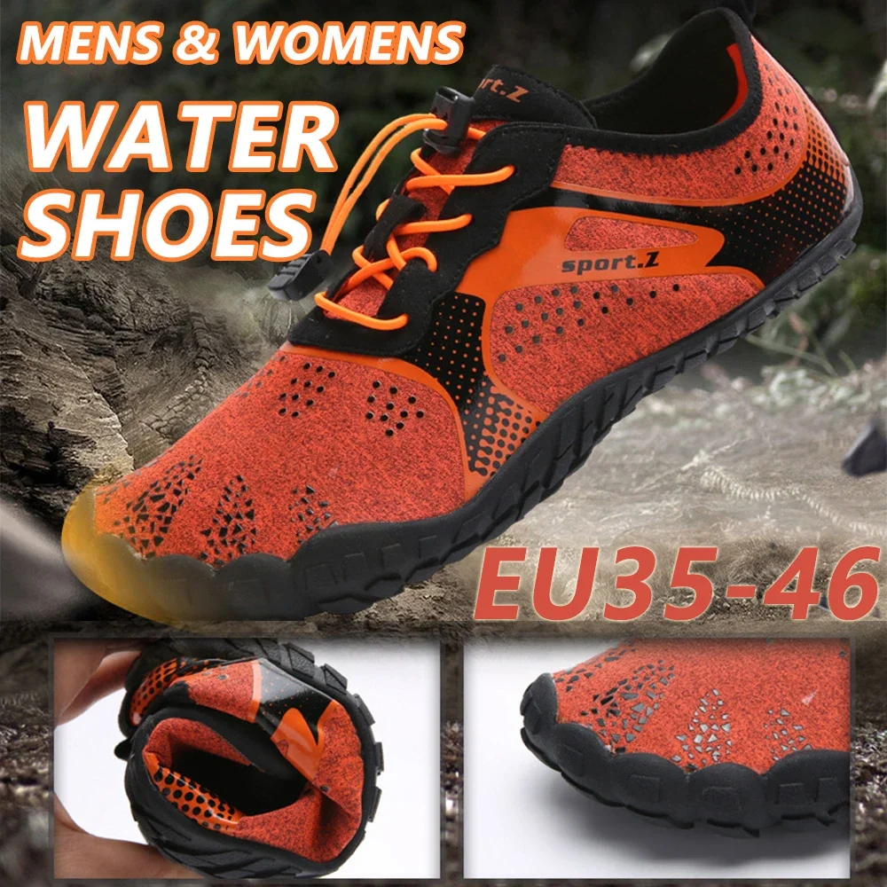 Outdoor Wading Shoes Mens Womens Summer Beach Barefoot Surfing Shoes Ultra Light Water Sports Swimming Shoes