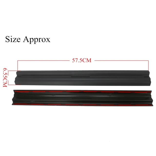 2pcs Black Rubber Car Door Sill Strips For Jeep Wrangler TJ 1997-2006 -  AliExpress