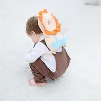 Cotton Baby Head Protection Cushion Reduce Fall Shock Soft Toddlers Backpack Pillow Adjust Strap Safety Back Cushion Toddlers 2