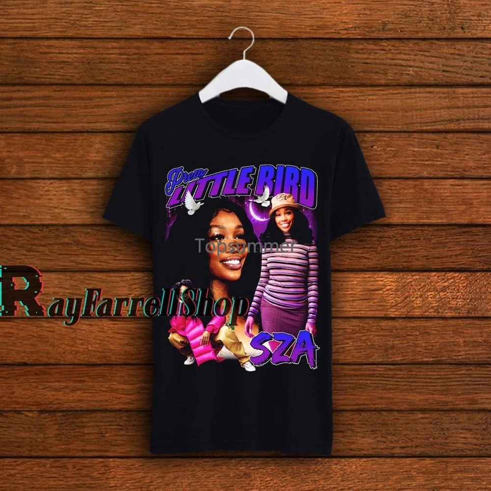 

Sza Rap Hip Hop 90S Retro Homage Vintage T Shirt New Casual Black Men Women T Shirt Rf90