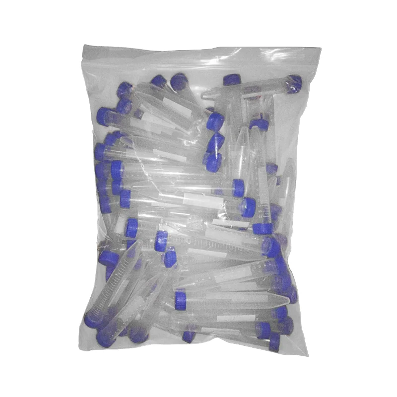 Scientific Conical Centrifuge Tubes 15ML 100PCS Plastic Test Tube Screw Caps 15ML Sterile Test Tubes Lids