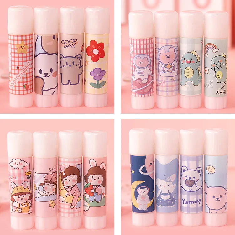 1pc Cute School Style Solid Glue Stick For Kids' Office Craft