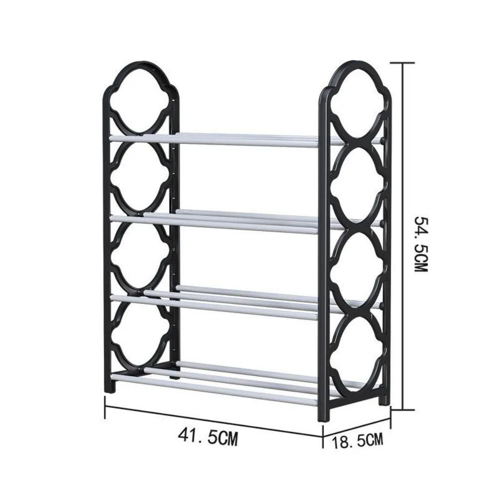 Simple Shoes Racks Household Detachable PP Dustproof Storage Shelf for Space Saving Living Room Dormitory Balcony Shoe Cabinet