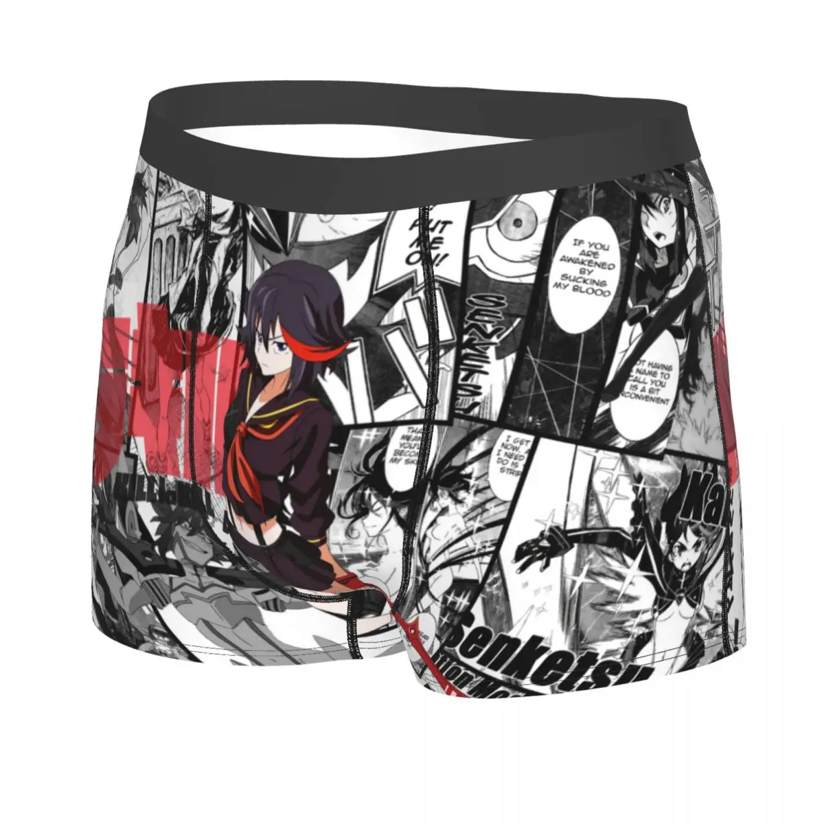 Kill La Kill Matoi Ryuuko Men Boxer Briefs Underpants Manga Cut Highly Breathable High Quality Birthday Gifts 2