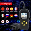 Car OBD 2 Scanner Engine Battery O2 Sensor EVAP Tester Diagnostic Tools Universal Code Reader Fault Code Clear 5