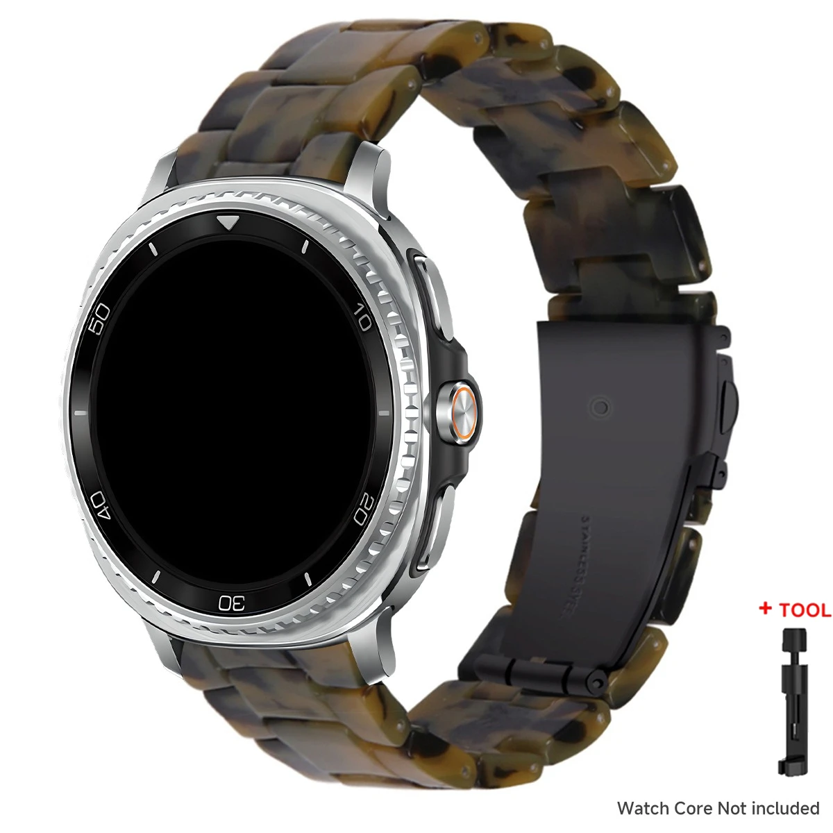 Transparent Resin Band Women's Bracelet Strap