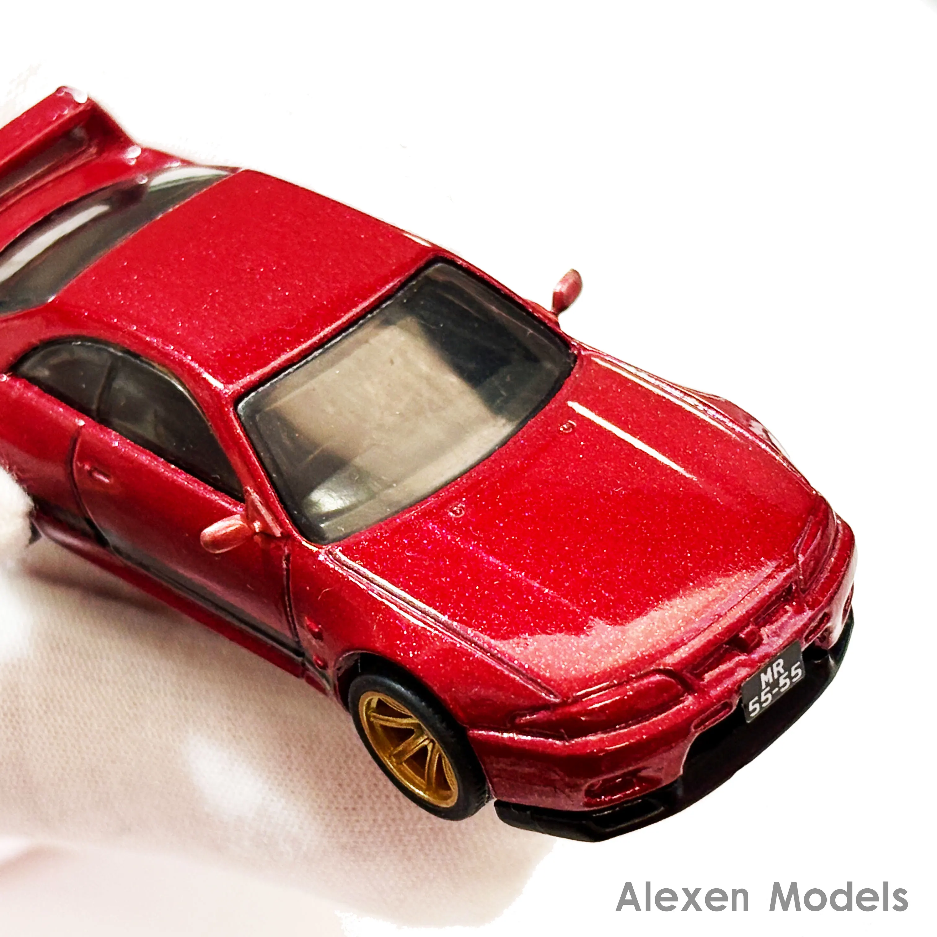 Alexen 1/64 Modellauto Metall Nummernschilder JDM Stil Spielzeugautos Detailteile Diorama Dekoration Simulation Szene Spielzeug – Detail 13