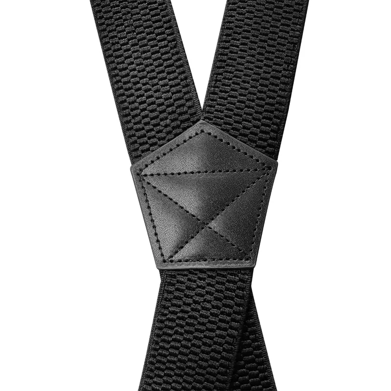 Heavy Duty Suspenders Work Biker Outdoor Wide X-Back