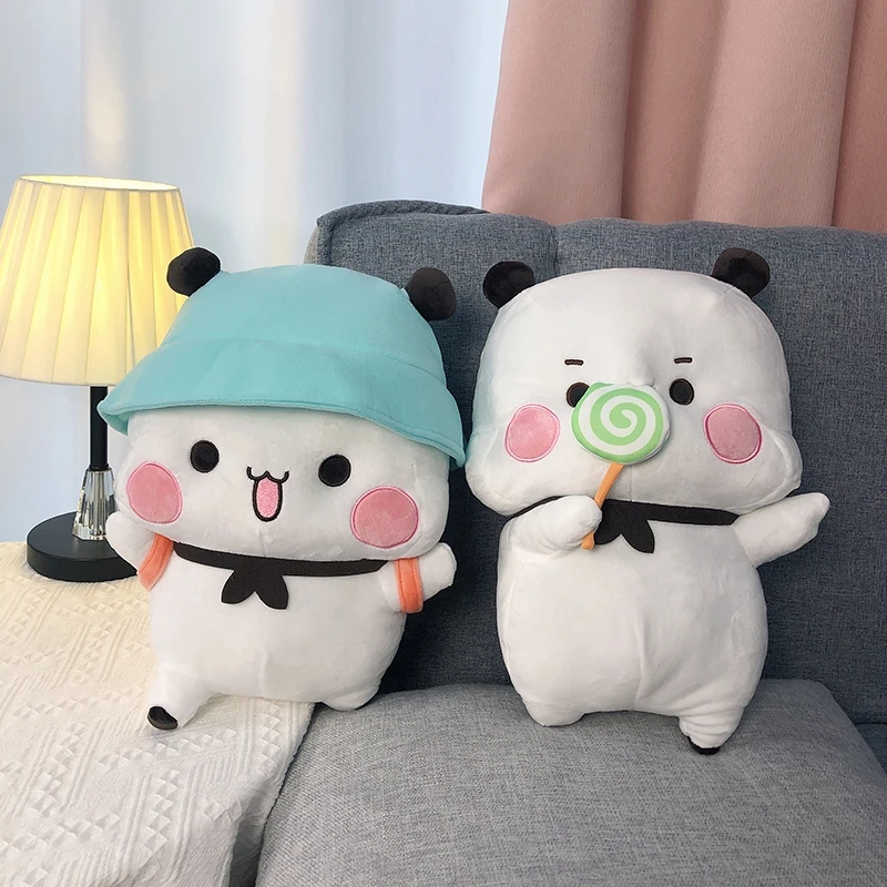 IFHDO 20CM Orso Dei Cartoni,Bubu Dudu Bambole,Animal Pillows,Peluche Panda,Bubu Dudu Bobble Figure,Peluche Orso Per Regali Di Compleanno Per Bambini Ragazzi e Ragazze Regali Compleanno