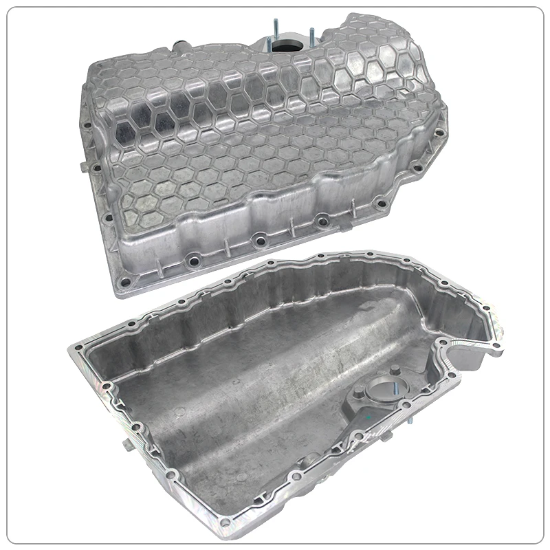Oil Drain Pan 06K103600R For A1 A3 Q2 TT VW Golf MK7 GTI Sharan Tiguan Touran Passat Skoda All Aluminum Alloy Improved Oil Tray Waste Oil Pan
