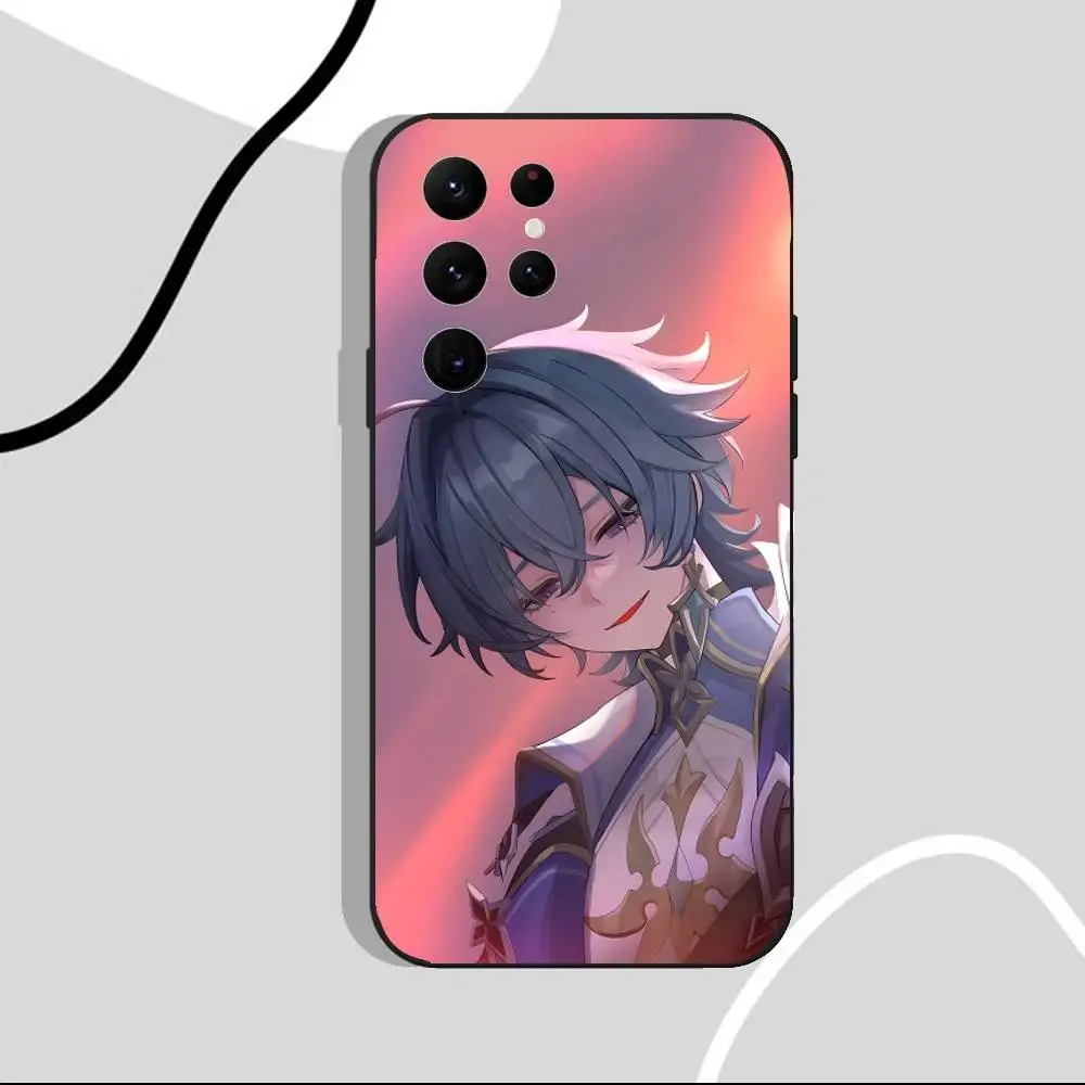 L-Lohen G-Genshin Impact Black Shell Phone Case