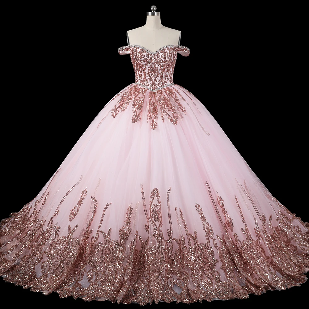 JANCEMBER Gorgeous Quinceanera Dresses Organza Ball Gown Sequined 2 in 1 Detachable 2023 Pink Sweetheart HMY02 Bar Mitzvah 11
