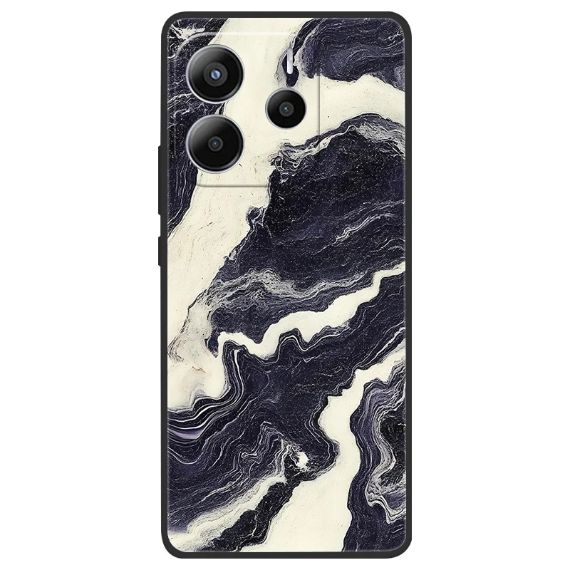 Marble Painting Pattern Soft Silicone Anti-Drop Phone Case