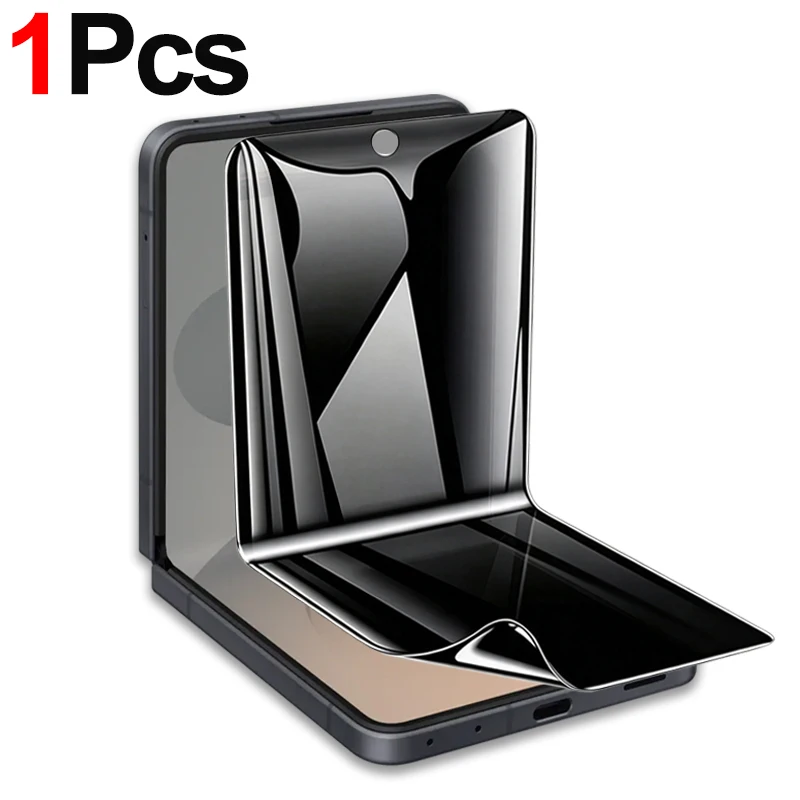 Privacy Screen Protector - Anti-Spy Flexible TPU Hydrogel Film for Foldable Phones (1/2/4 Pack Options) - Inner and Outer Coverage