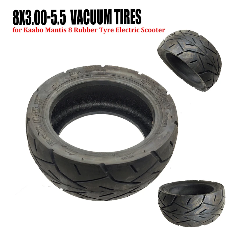 1/2 Pezzi 8 X3.00-5.5 Pneumatici Per Vuoto Per Scooter Elettrico Kaabo Mantis "X3.00-5.5