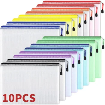 Mesh Zipper Document Storage Bags 1