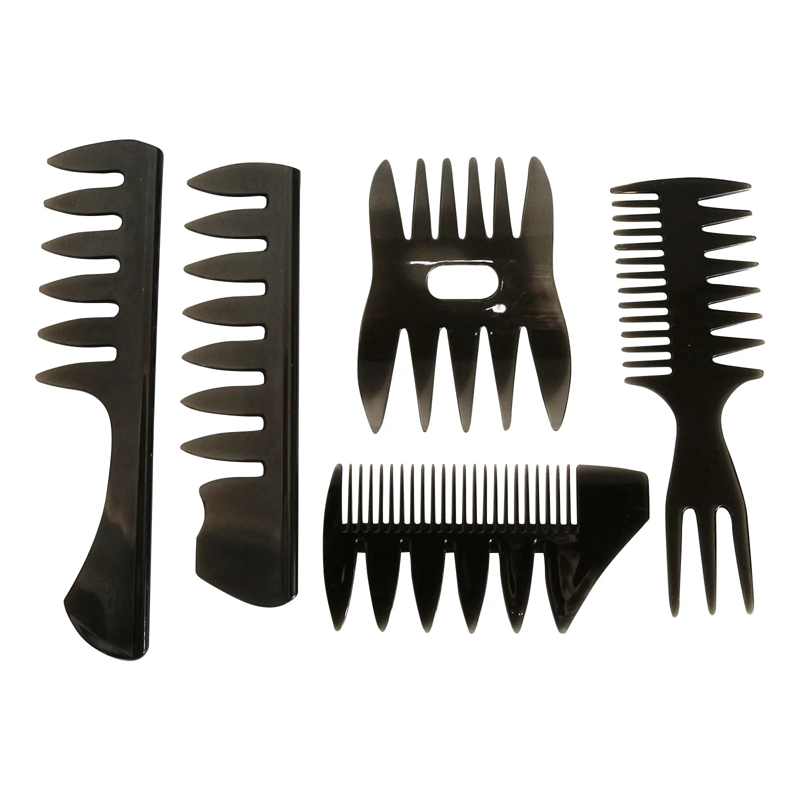 

Men'S Styling Hair Brush Hairdressing Comb Retro Oil Head Wide Tooth Comb And Heat Resistant Static Free Comb Barber Hair Tools