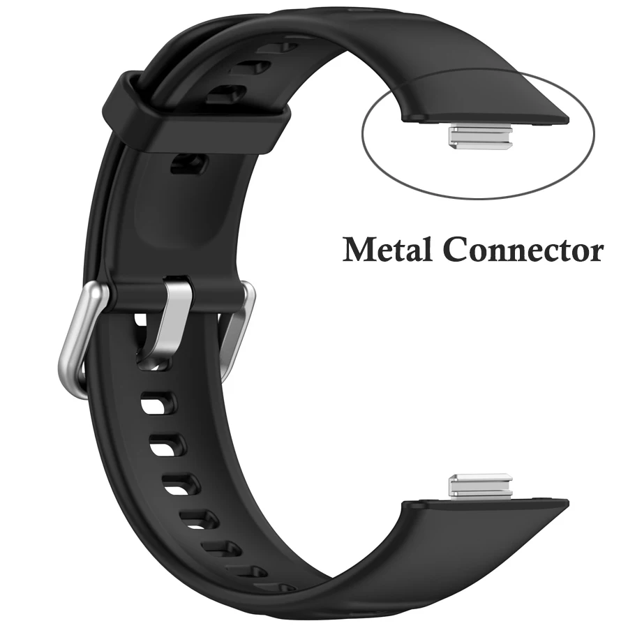 Silicone Sport Strap for Smartwatch - Replacement Bracelet Accessory