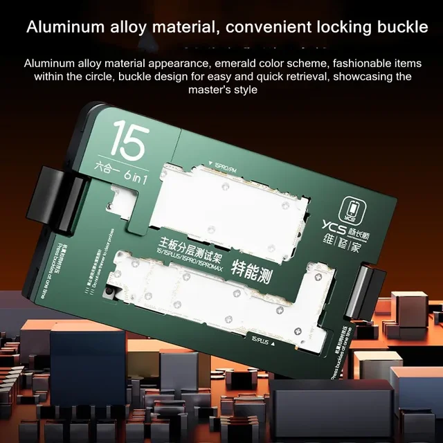 YCS Motherboard Layered Testing Frame For IP X XS 11 12 13 14 15 16 Pro Max Plus Middle Level Radio Frequency Function iSocket 3