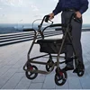Disability Support Four-Legged Walker Cane Foldable Portable Enhanced Stability Walking Aid Disability Assistance 1