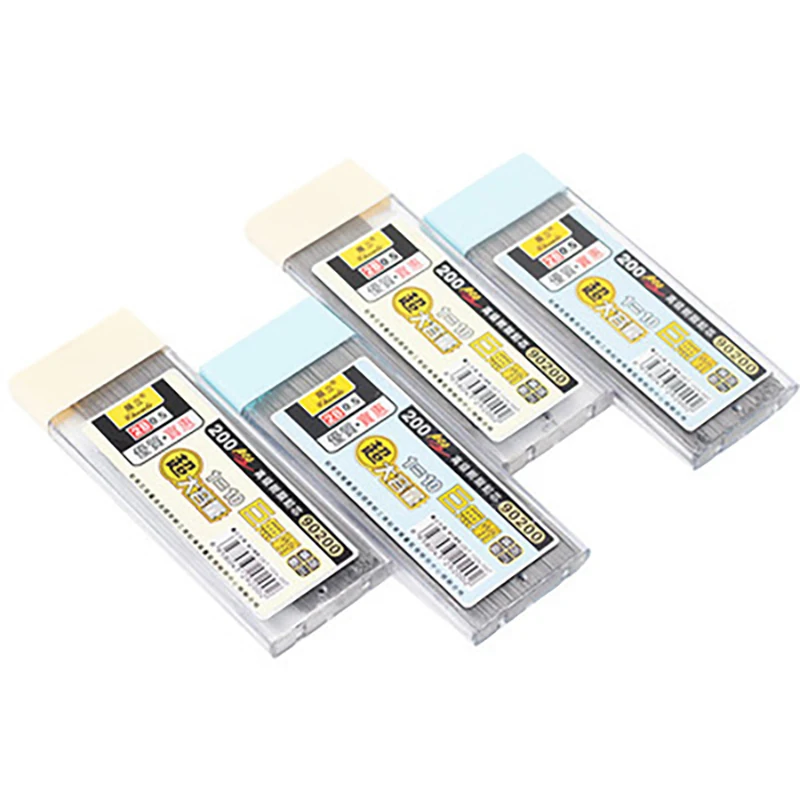 200Pcs 0.5/0.7mm 기계식 연필심 2B 연필봉 자동 연필심 리필 사무실 학교 미술 스케치 드로잉 용품