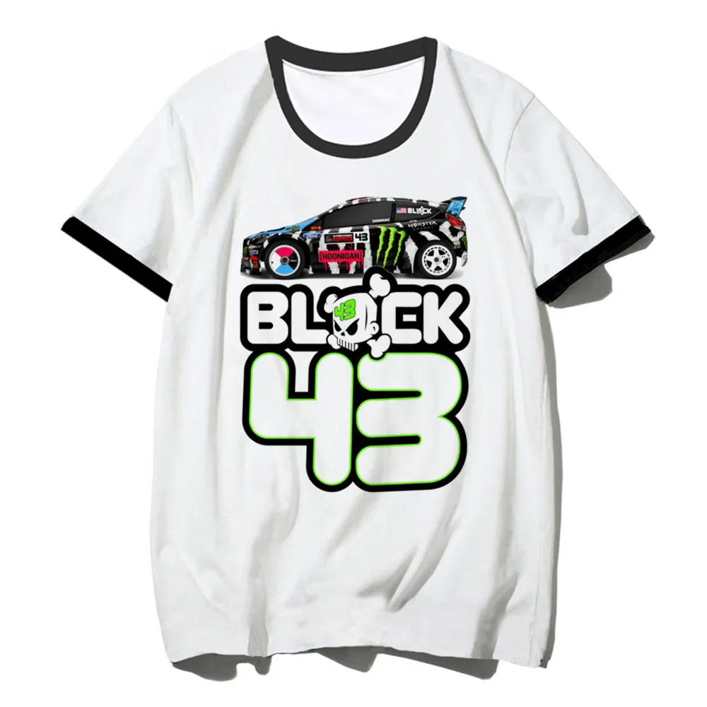 Ken Block 43 T-Shirt Uomo Comic T-Shirt Uomo Abbigliamento Giapponese Harajuku