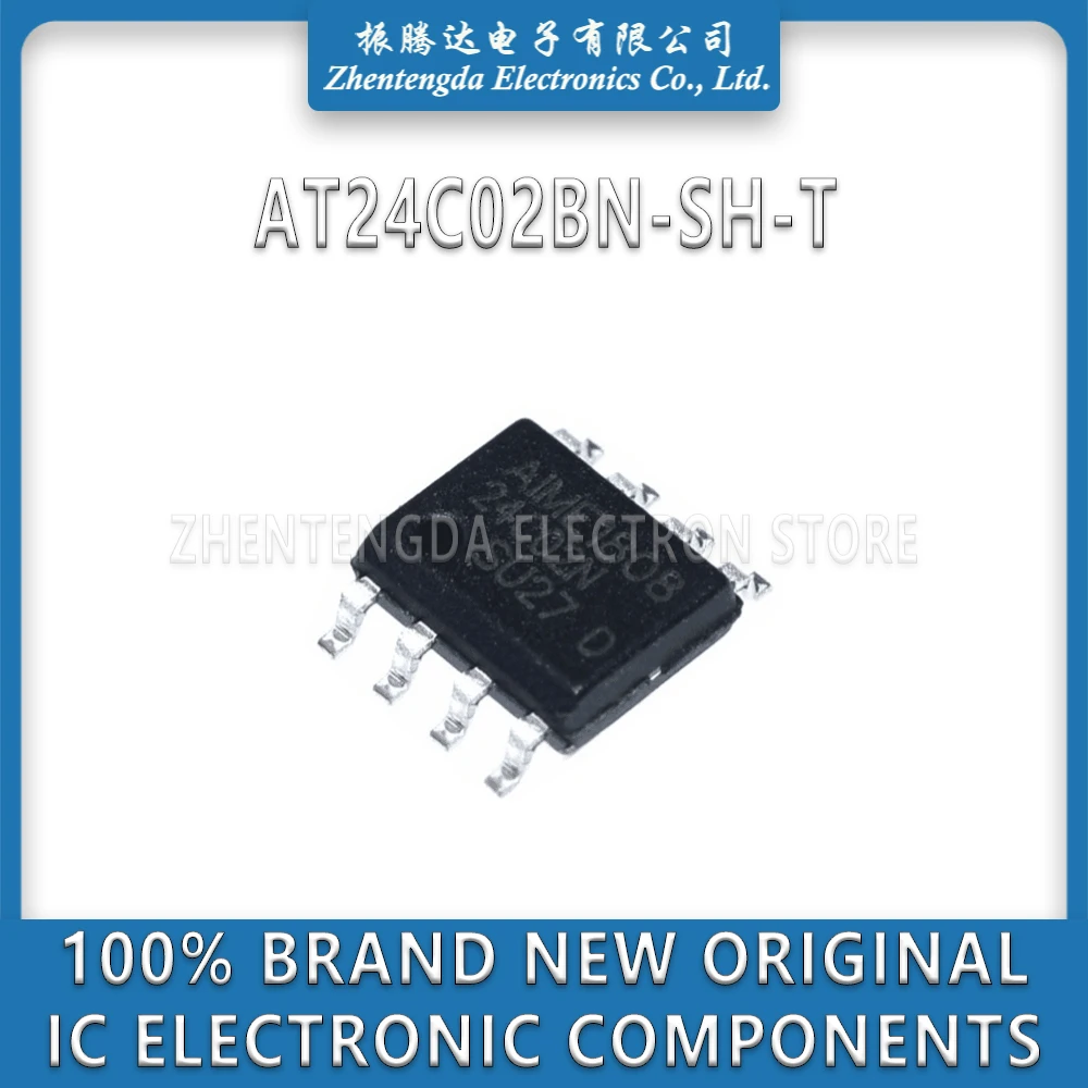 

AT24C02 24C02N 24C02 AT24C02BN-SH-T AT24C02N IC Chip SOP-8