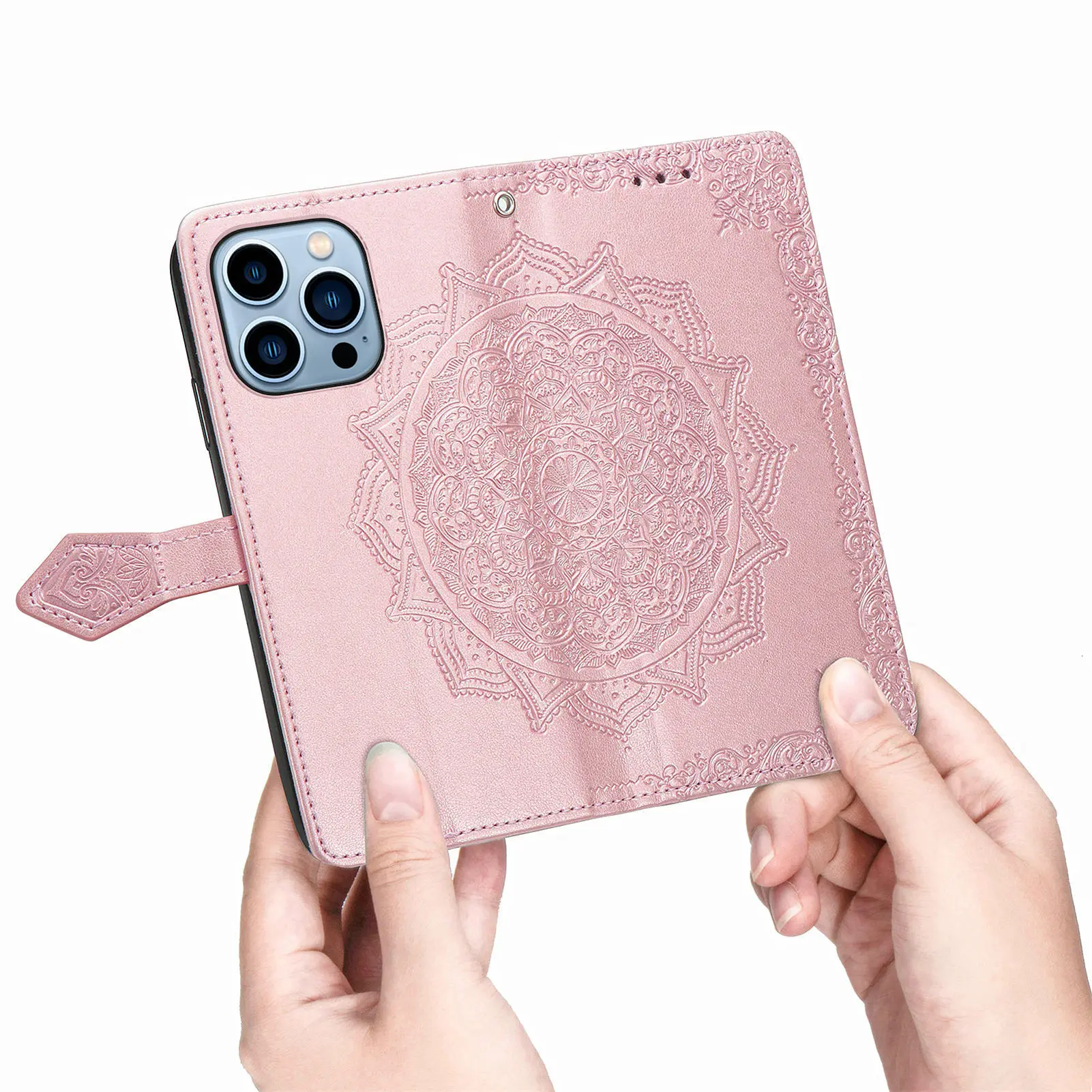 Elegant Flip PU Leather Wallet Case with Magnetic Card Slot Holder