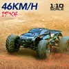 JTY Toys 1:10 RC Trucks 46km/h Dual Motor High Speed Remote Control Buggy Truck 4WD Bigfoot Climbing Off-Road Car Waterproof 1