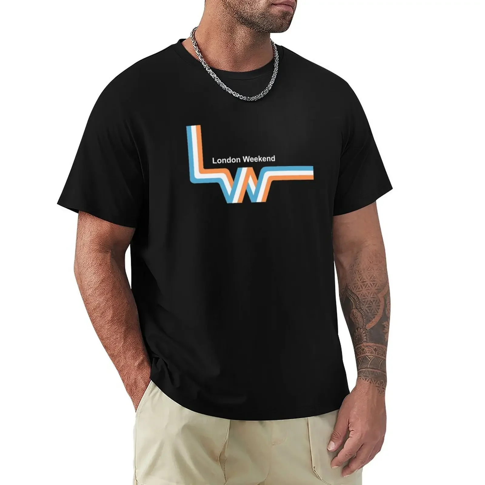 

LWT london weekend television T-Shirt heavyweights plus sizes summer clothes funny t shirts for men