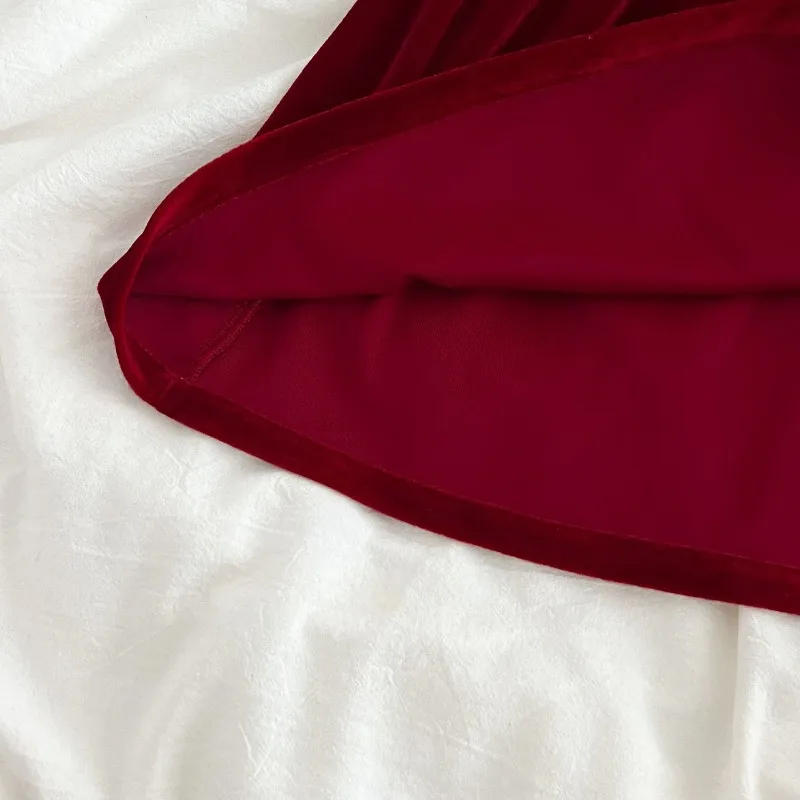 Autumn and Winter Girls Lace Dress Princess Long Sleeve Velvet Dress Children's New Year Christmas Lace Casual Dresses