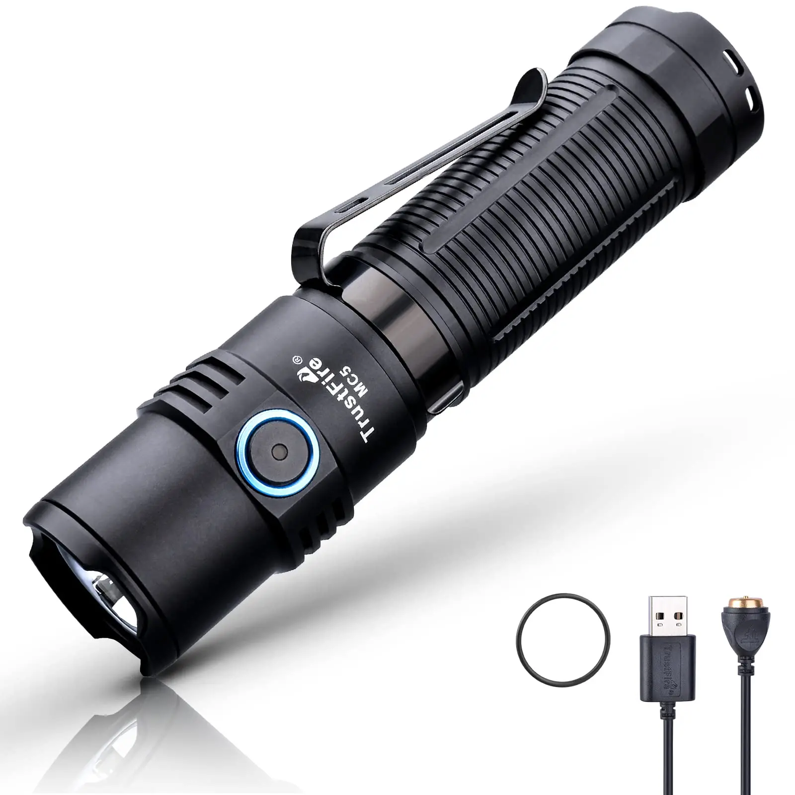 Lampe Torche LED TrustFire MINI2S 220 Lumens - Rechargeable, étanche, Porte-clés
