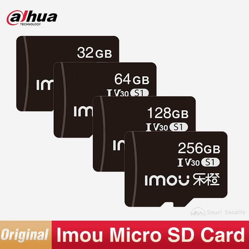 Dahua Imou Original Memory Card 32/64/128/256GB Micro SD Card For Cameras Surveillance Video Intercom VTO VTH Indoor Monitor sd memory card