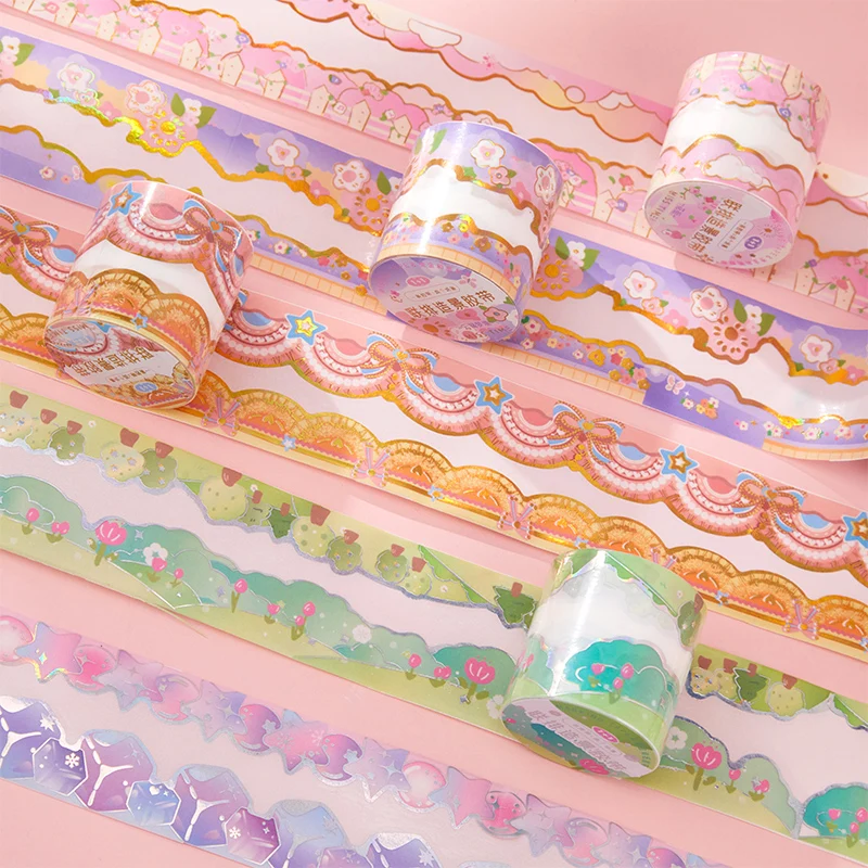 Kawaii Animal Washi Tape Set Cute Cartoon Hand Account Decorative