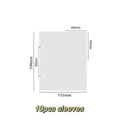 MINKYS Kawaii D Shape Ring Photocard Binder - Large Capacity Album for Collecting Kpop Idol Photos (10 sheets)