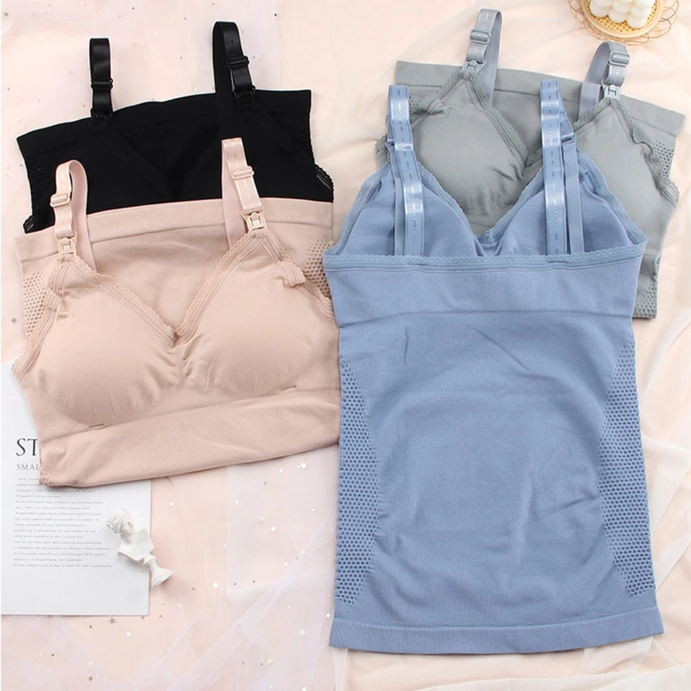 Nursing Tank Top Maternity Clothing Breastfeeding Vest Women Pregnant maternity tank tops maternity tank top